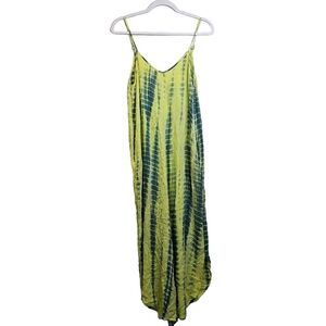 Bloom beachwear tie dye jumpsuit swim coverup sz S